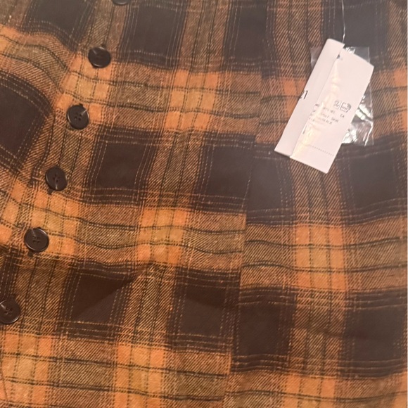 Forever 21 Black and Brown Plaid 2 Piece Set - Picture 6 of 8